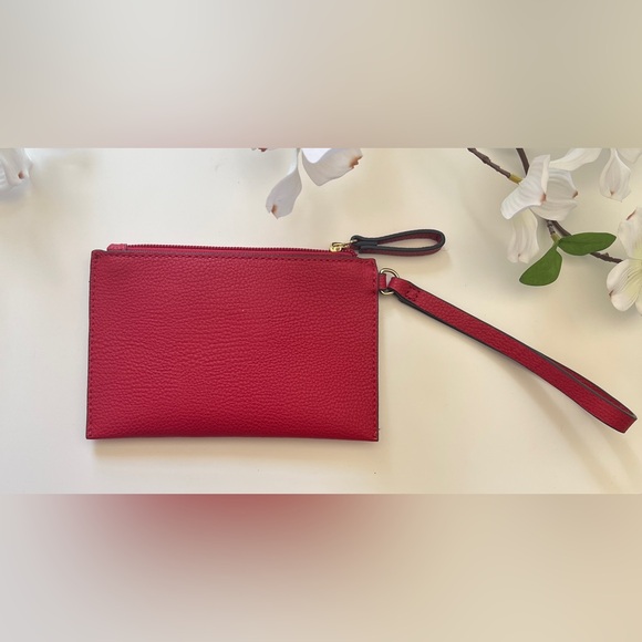 Tommy Hilfiger: Red Wristlet/ Cardholder (Red) - Picture 4 of 6